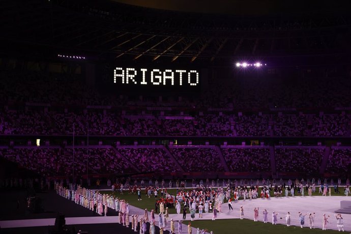 Illustration during the Olympic Games Tokyo 2020, Closing Ceremony on August 8, 2021 at Olympic Stadium in Tokyo, Japan - Photo Yuya Nagase / Photo Kishimoto / DPPI