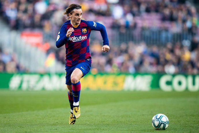 Archivo - Arxiu - 17 Antoine Griezmann from France of FC Barcelona during La Lliga Santander match between FC Barcelona and SD Eibar at Camp Nou Stadium on February 22, 2020 in Barcelona, Spain.