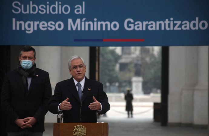 Archivo - Sebastian Sichel junto al presidente de Chile, Sebastián Piñera