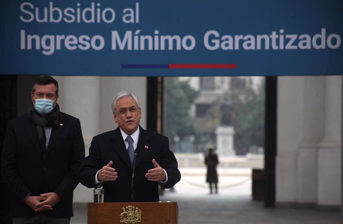 Archivo - Sebastian Sichel junto al presidente de Chile, Sebastián Piñera