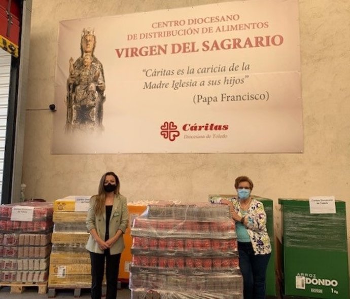 Mercadona dona 4.700 kilos de alimentos a Cáritas Toledo