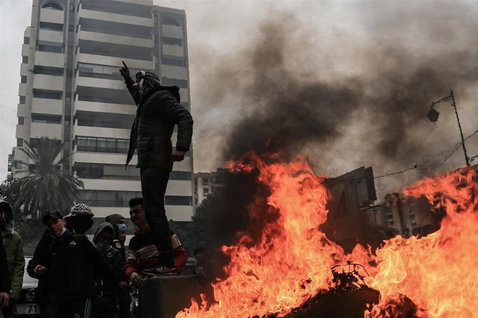 Archivo - Protestas antigubernamentales en Líbano