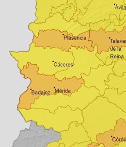 Alertas para el 11 de agosto en Extremadura