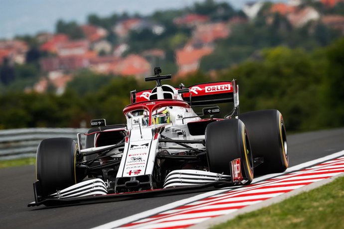 POURCHAIRE Theo (fra), Alfa Romeo Racing ORLEN C38, action during testing days from August 3 to 4, 2021 on the Hungaroring, in Mogyorod, near Budapest, Hungary - Photo Antonin Vincent / DPPI