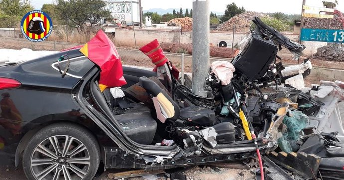 Accidente de tráfico en la Cv35