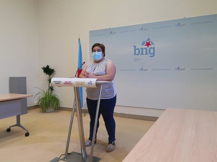 La portavoz de sanidad hospitalaria del BNG, Iria Carreira