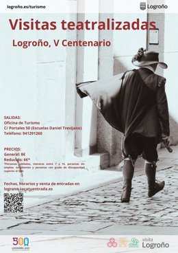 Cartel de visitas teatralizadas