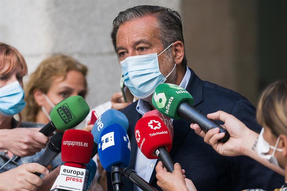 El secretario de Justicia e Interior del PP, Enrique López.