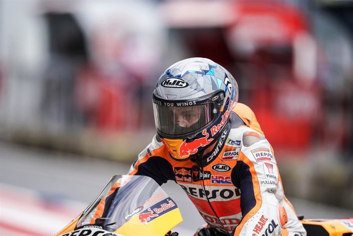 El piloto de MotoGP Pol Espargaró (Repsol Honda) en el GP Estiria 2021 del Mundial de MotoGP, en el Red Bull Ring de Spielberg (Austria)
