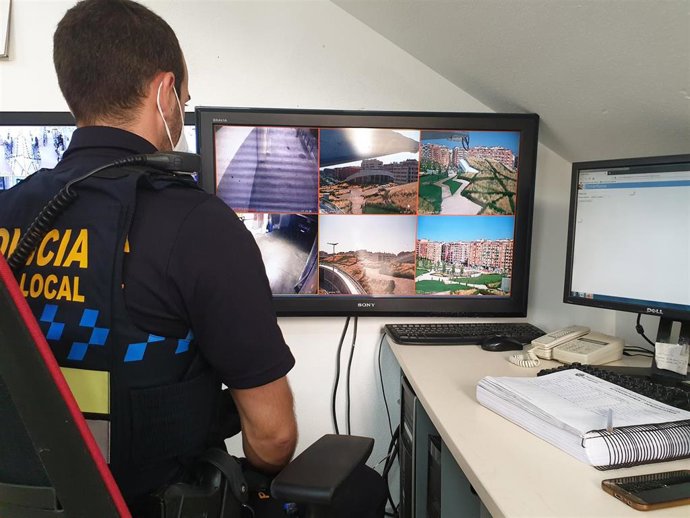 Cámaras de vigilancia en el parque Felipe VI