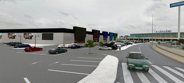 Recreación del nuevo parque comercial proyectado por Atalaya Superficies Comerciales.