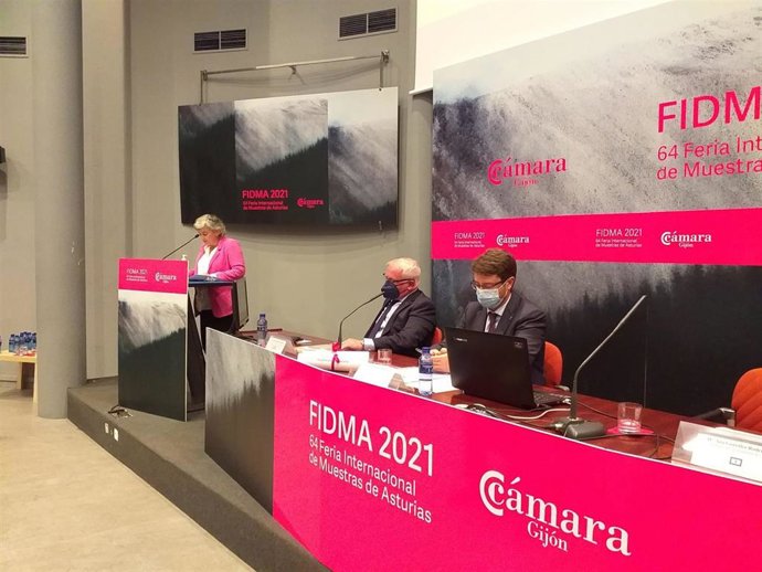 Intervención de la alcaldesa de Gijón, Ana González, en el acto del Colegio Oficial de Agentes Comerciales