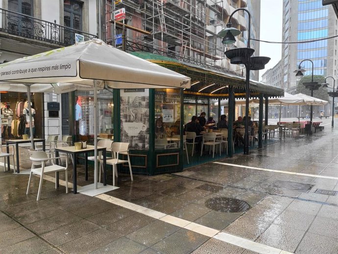 Archivo - Terrazas en Oviedo