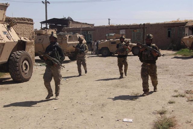 Despliegue de las fuerzas especiales afganas en Kunduz