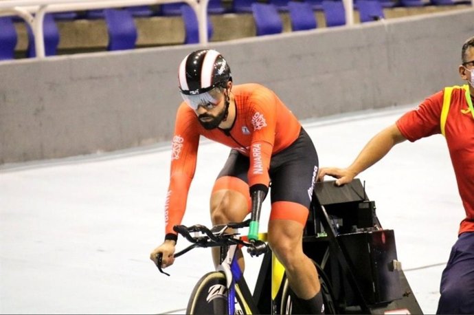 Archivo - Alfonso Cabello durante su participación en los Campeonatos de España de Ciclismo en Pista 2020