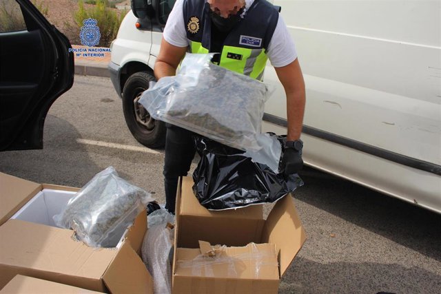 Marihuana empaquetada al vacio en Alcantarilla