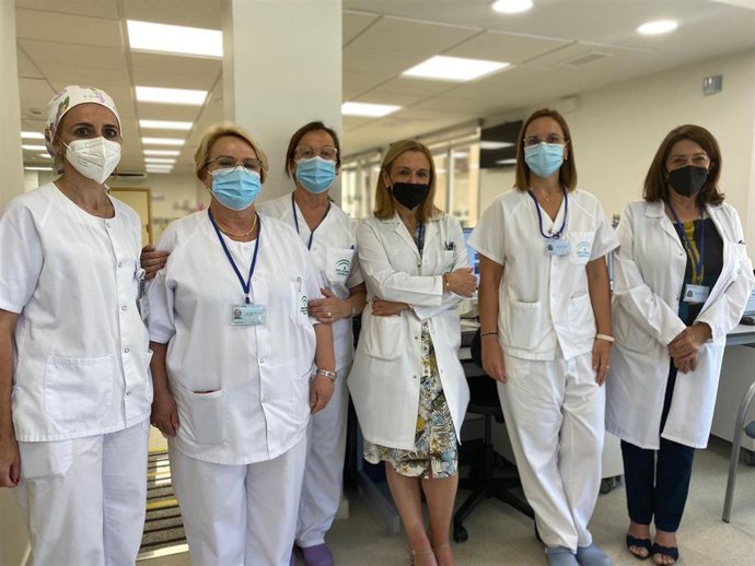 Profesionales de la Unidad de Tratamiento Ambulatorio del Reina Sofía.