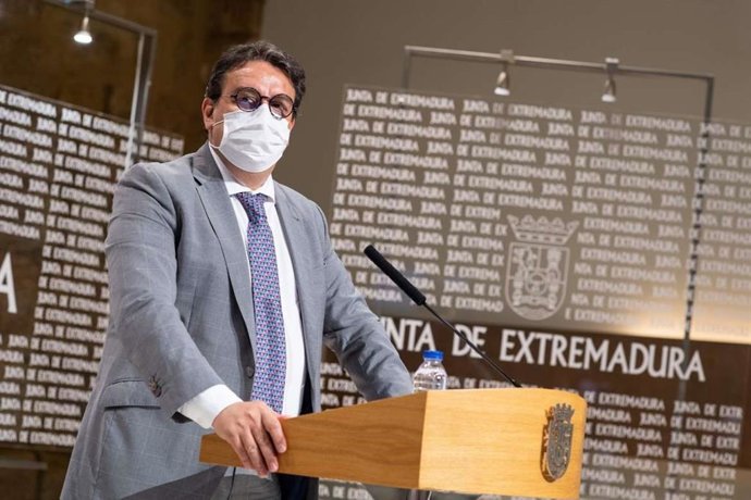 Vergeles en la rueda de prensa de este miércoles.