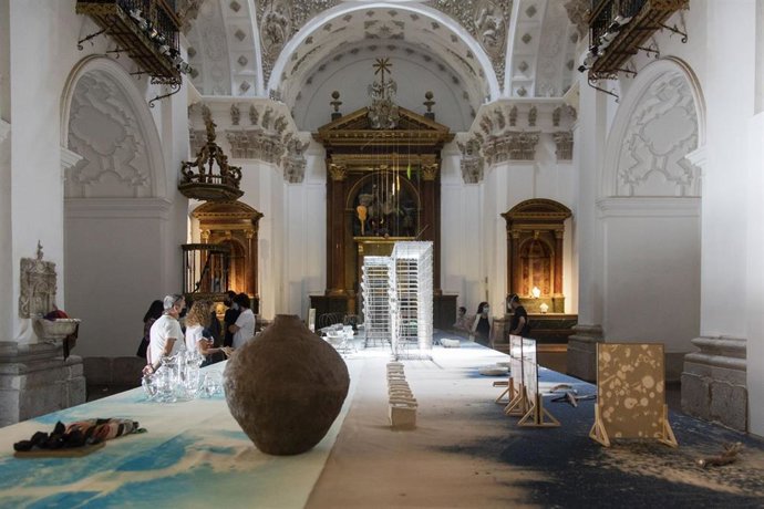 Archivo - La muestra 'El gran banquete' en Las Francesas será clausurada el próximo lunes.