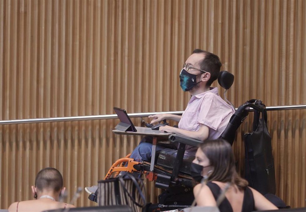 El portavoz de Unidas Podemos en el Congreso, Pablo Echenique.