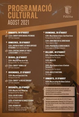 Programación cultural de Paterna