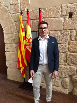 Cristian Poblador toma posesión como nuevo presidente de la Comarca Bajo Aragón-Caspe.