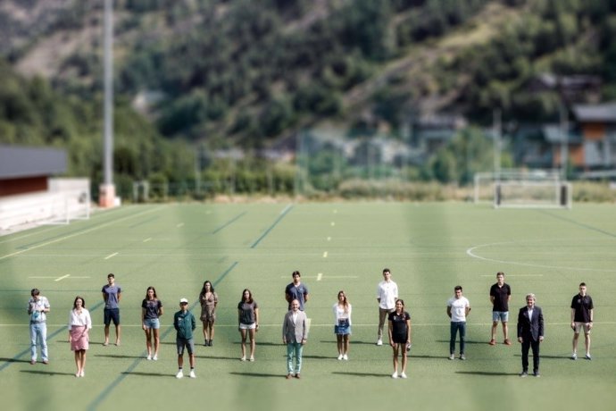 Recepción del Govern de Andorra a deportistas