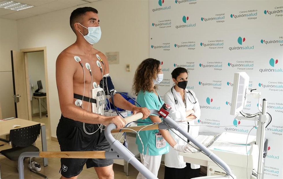 Quirónsalud Málaga realiza reconocimientos médicos a Unicaja Baloncesto