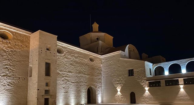 Imagen nocturna de archivo de Trigueros (Huelva).