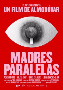 La productora El Deseo difunde el primer cartel de la nueva película de Pedro Almodóvar, 'Madres paralelas'