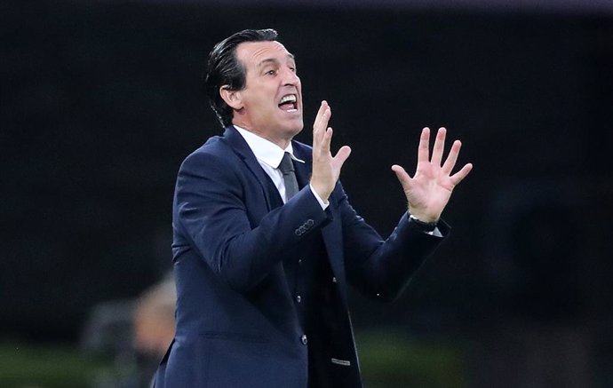 11 August 2021, United Kingdom, Belfast: Villarreal manager Unai Emery gestures on the touchline during the UEFA Super Cup soccer match between Chelsea FC and Villarreal CF at Windsor Park. Photo: Niall Carson/PA Wire/dpa