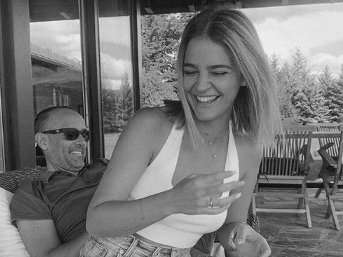 Laura Escanes y Risto Mejide en una imagen compartida por la infuencer