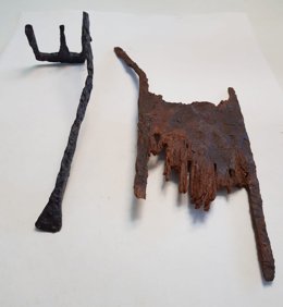 Aperos agrícolas hallados en Requena