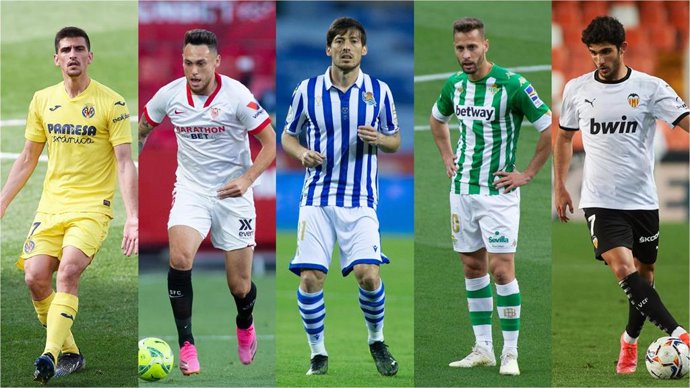 Gerard Moreno, Ocampos, David Silva, Canales y Guedes