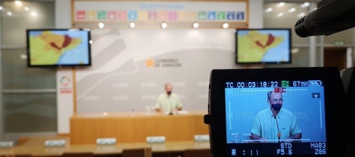 El jefe de Servicio de Seguridad y Protección Civil del Gobierno de Aragón, Miguel Ángel Clavero.