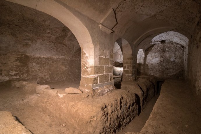El polvorín hallado se encuentra en una bodega