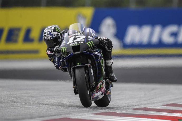 Maverick Viñales durante el Gran Premio de Estiria 2021