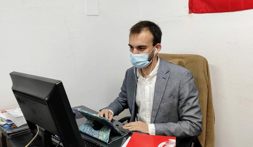El diputado de Desarrollo Social de la Diputación de Cádiz, Daniel Moreno.