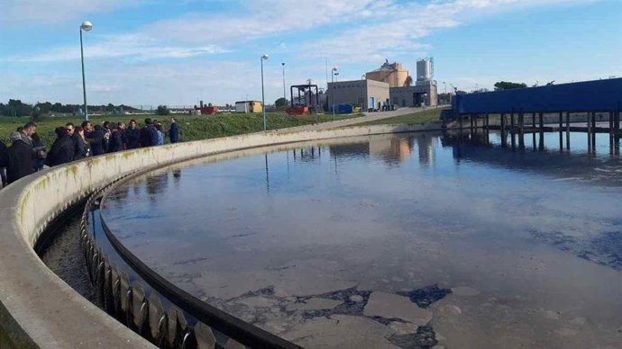 Depuradora de Santa Oliva en el Baix Peneds (Tarragona).