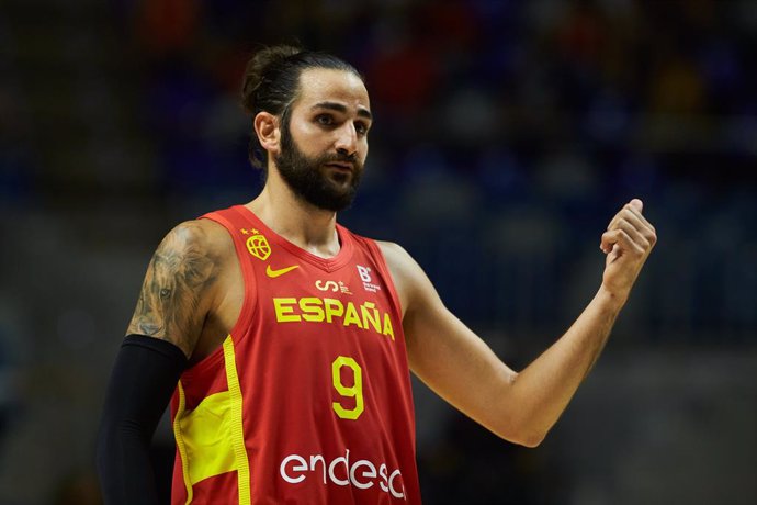 Archivo - Ricky Rubio of Spain during friendly match between Spain and France to preparation to Tokyo 2021 Olympics Games at Martin Carpena Stadium on July 08, 2021 in Malaga, Spain