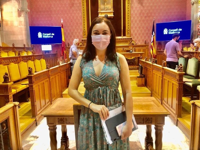 La portavoz de Ciudadanos en el Consell de Mallorca, Beatriz Camiña.