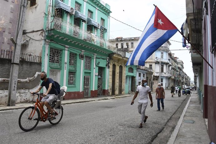 Una calle de La Habana.