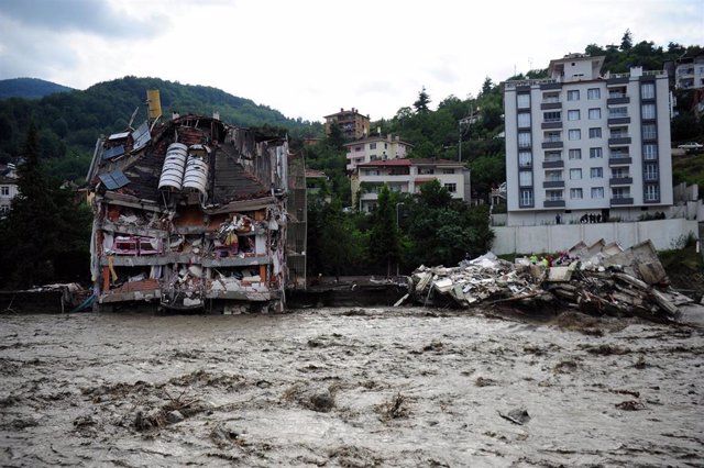 Inundaciones en la provincia de Kastamonu, en el norte de Turquía