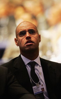 Archivo - Saif al Islam, hijo del exlíder de Libia Muamar Gadafi
