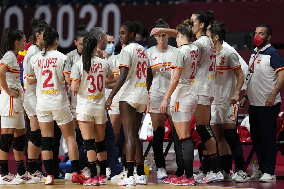 La selección española femenina de balonmano
