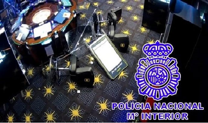 Daños ocasionados en la sala de juegos