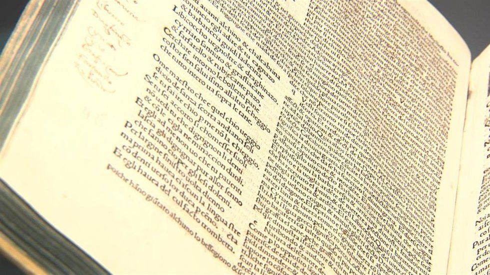Archivo - La Biblioteca Nacional de España muestra "el Infierno, el Purgatorio y el Paraíso de la Comedia" de Dante, en la exposición 'Dante Alighieri en la BNE: 700 años entre infierno y paraíso',