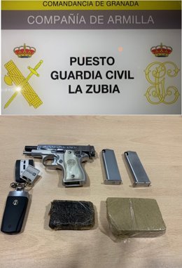 Intervención de la Guardia Civil en el área metropolitana de Granada