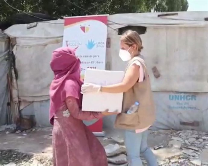Más de 15.000 kilos de alimentos llegan a los refugiados del Líbano gracias a una ayuda de la Diputación de Cáceres