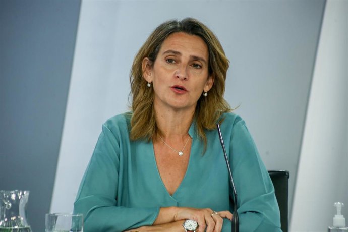 La vicepresidenta tercera y ministra para la Transición Ecológica y el Reto Demográfico, Teresa Ribera.